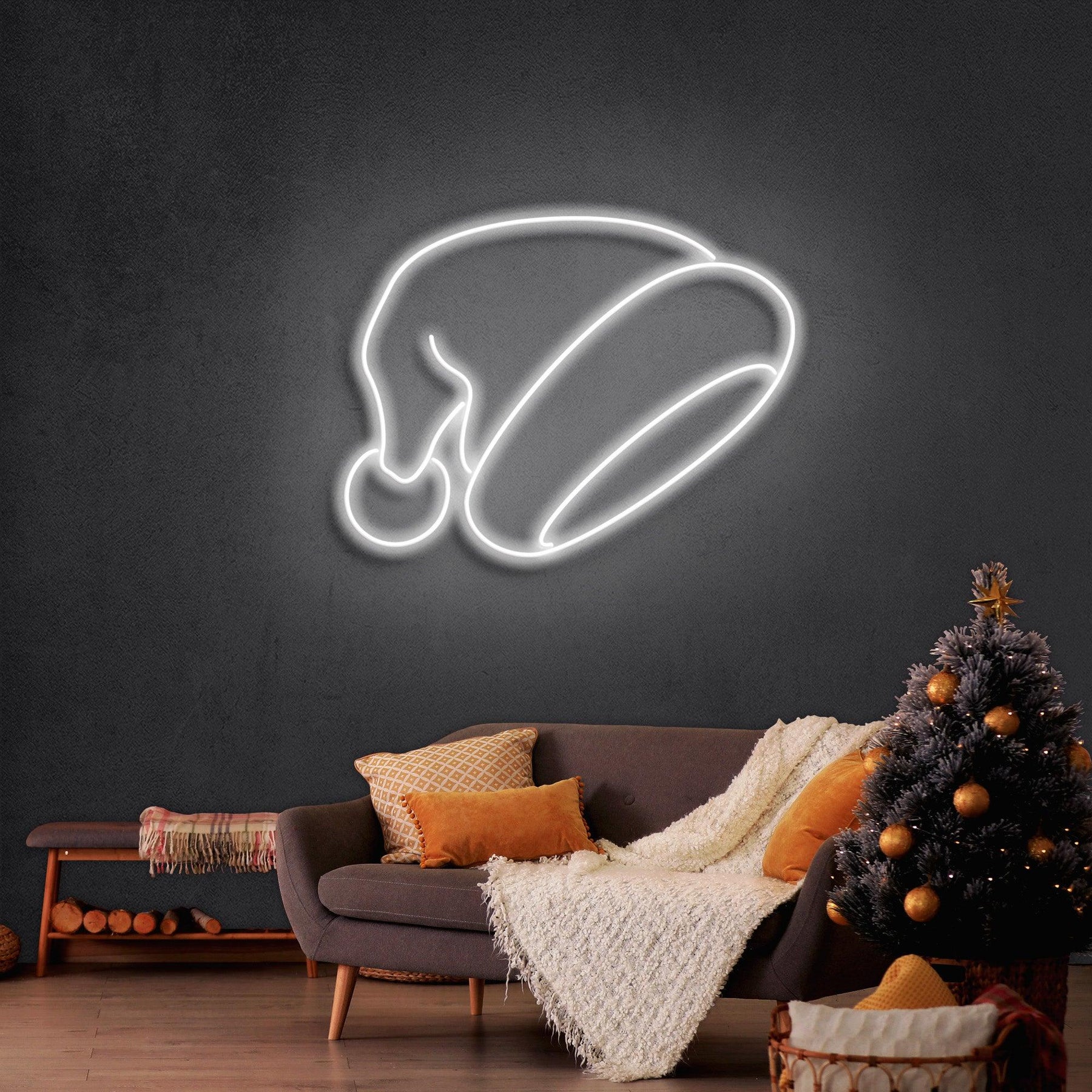 Christmas Hat Neon Sign