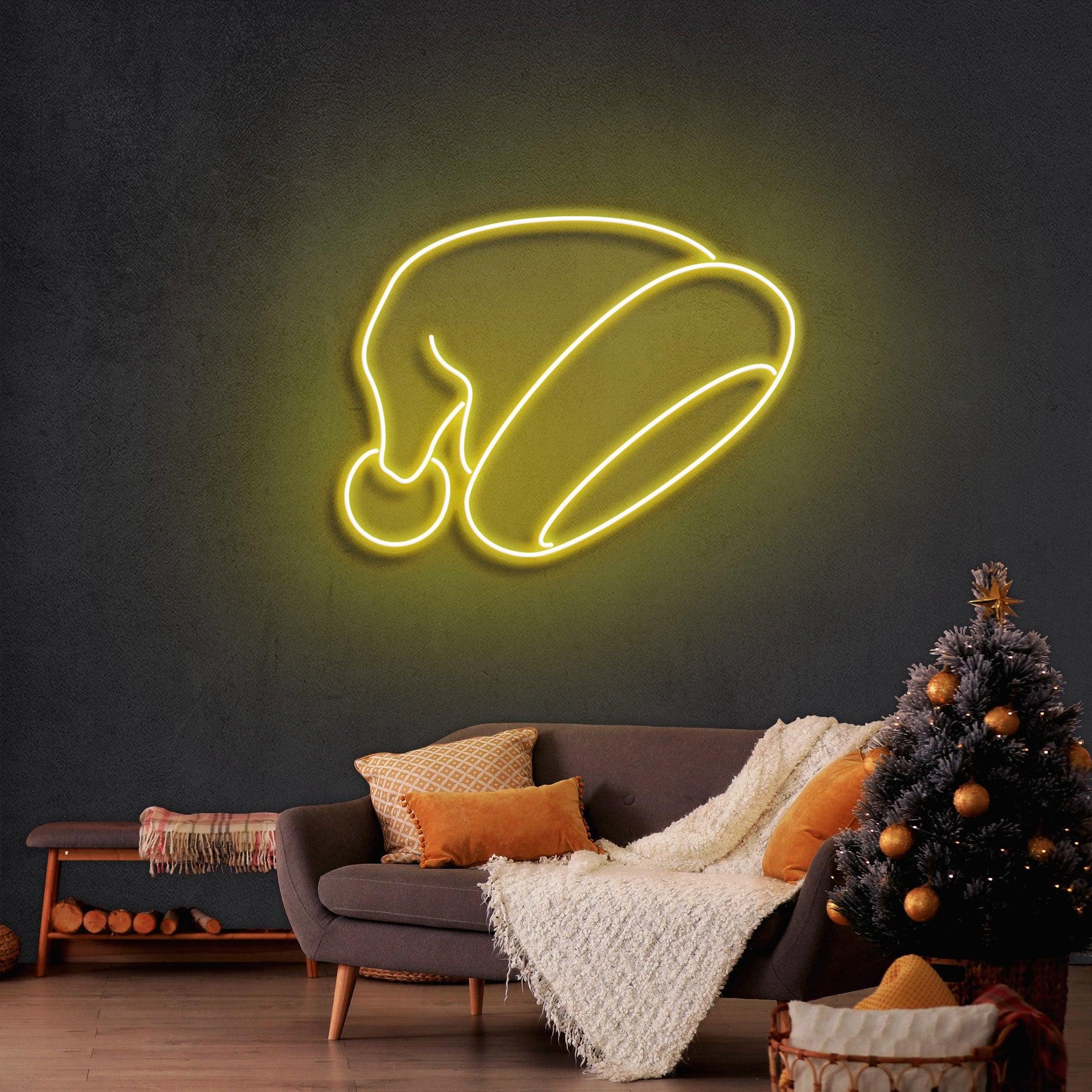 Christmas Hat Neon Sign