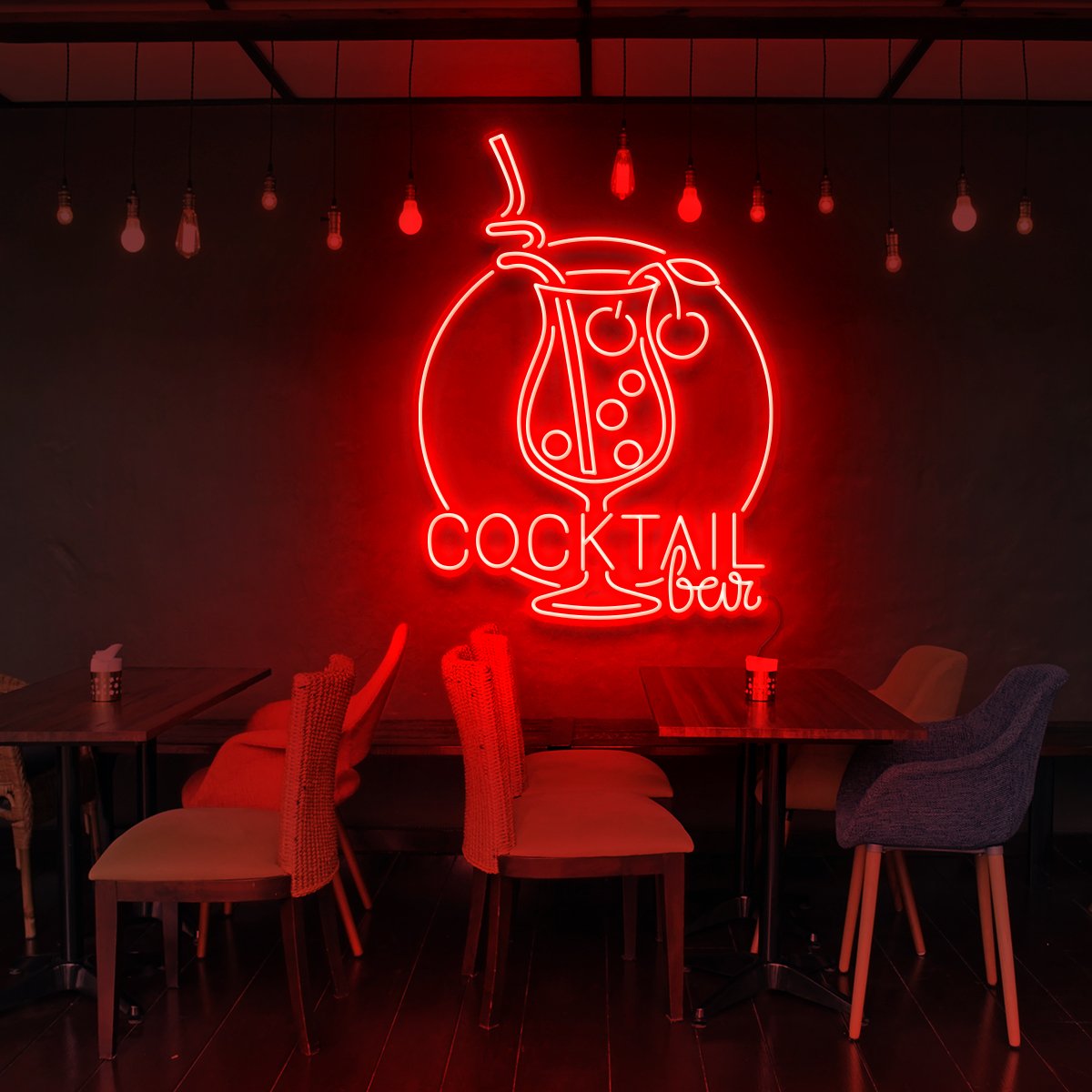 "Cocktail Bar" Neon Sign for Bars & Restaurants