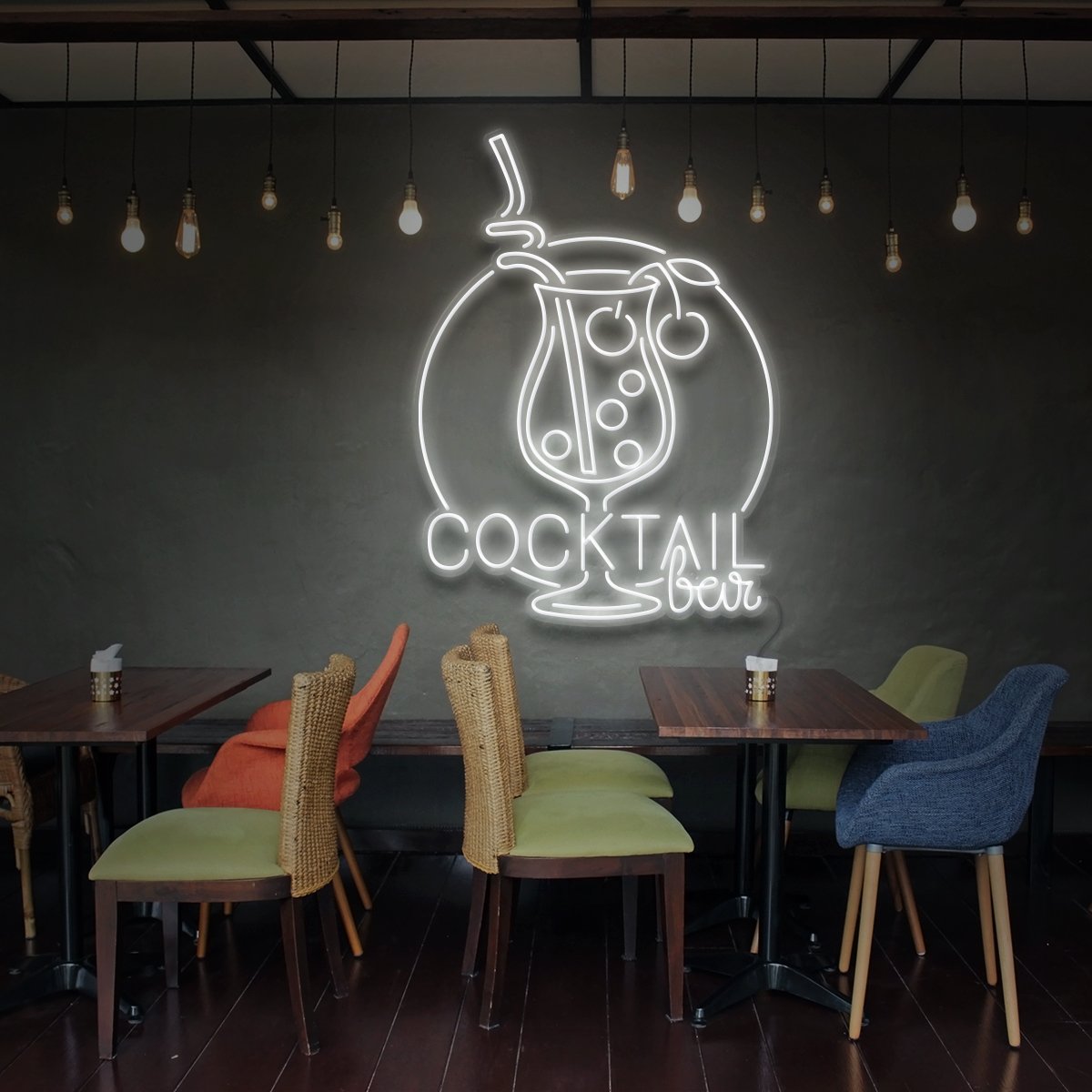"Cocktail Bar" Neon Sign for Bars & Restaurants