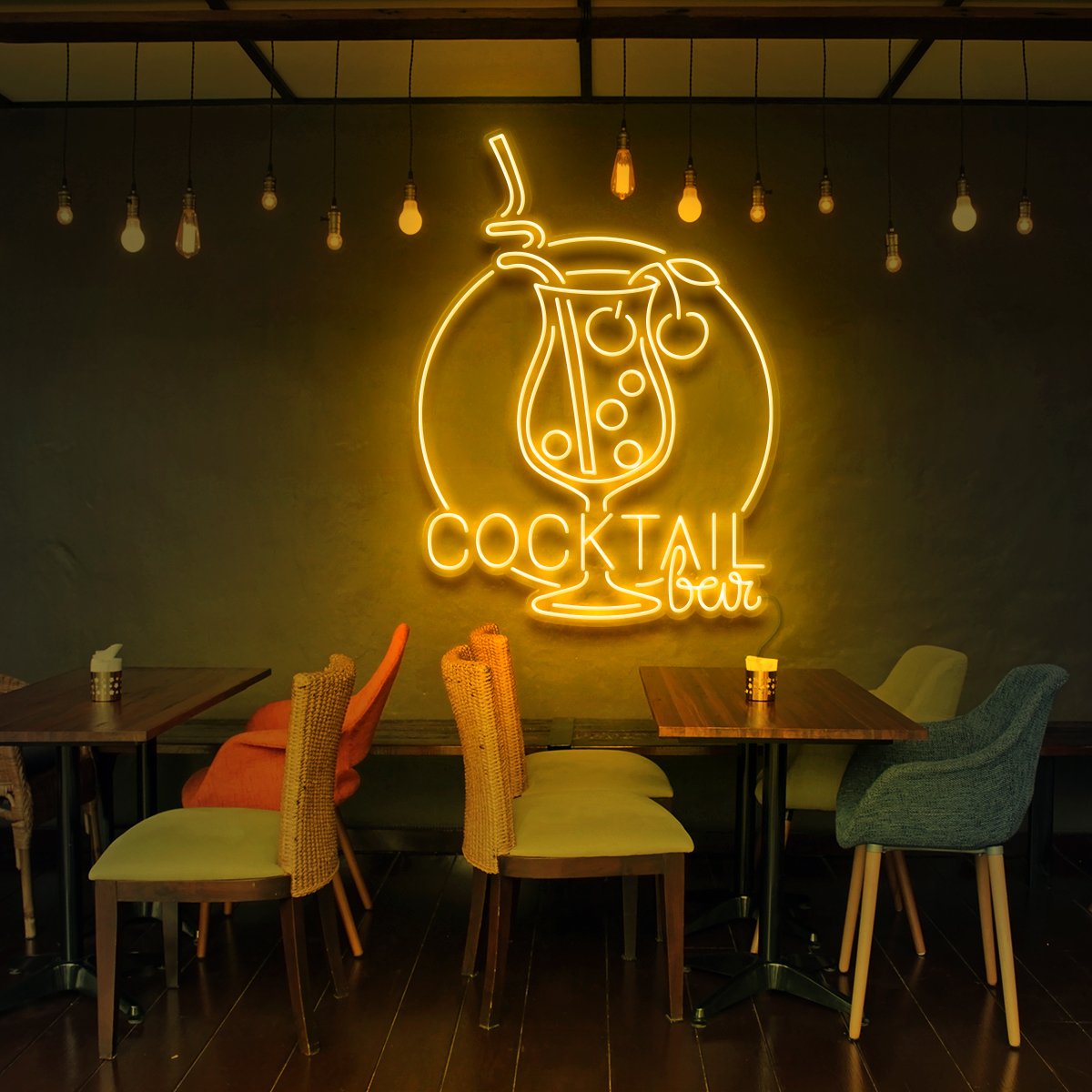"Cocktail Bar" Neon Sign for Bars & Restaurants
