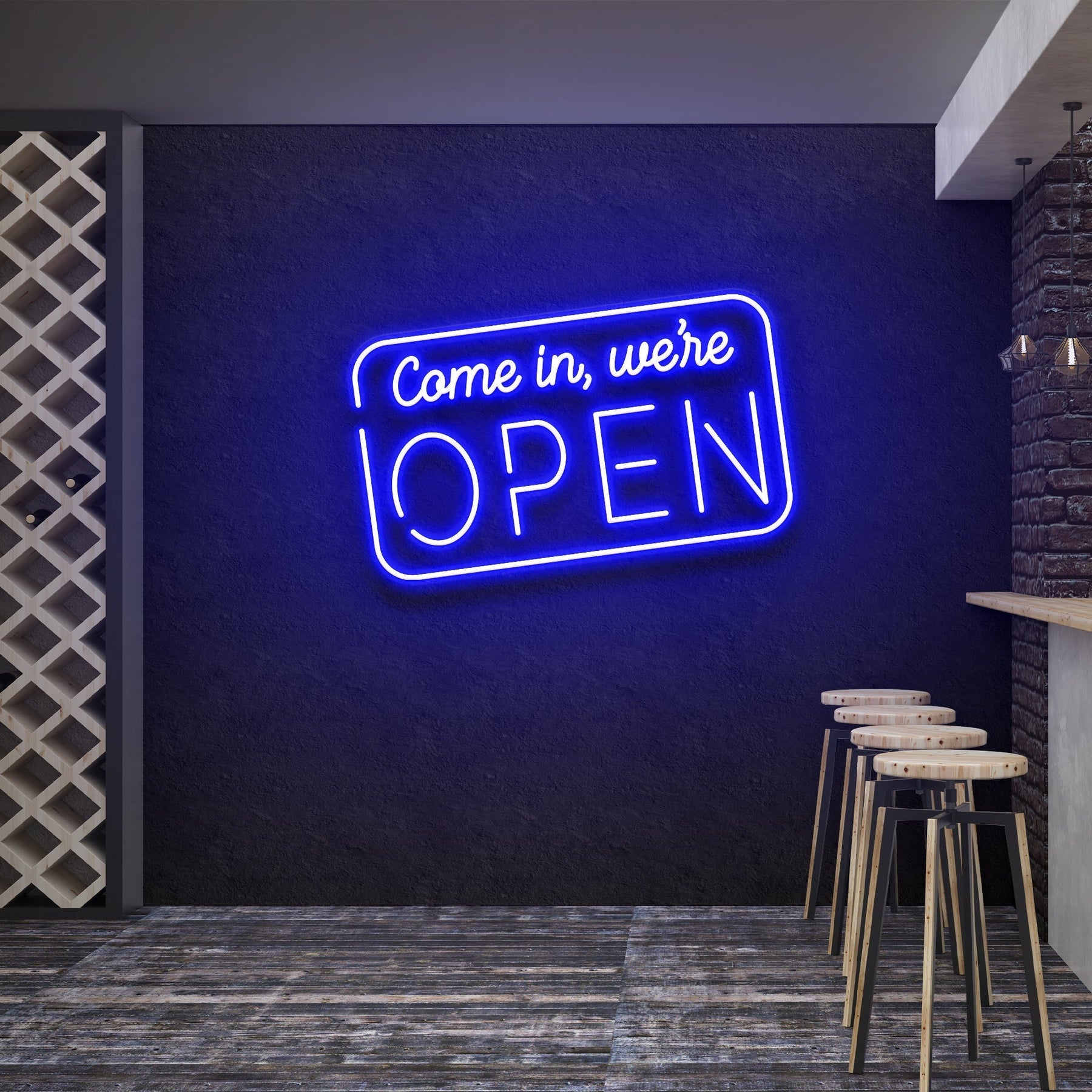 Come In, We're Open 2 Led Neon Sign Light