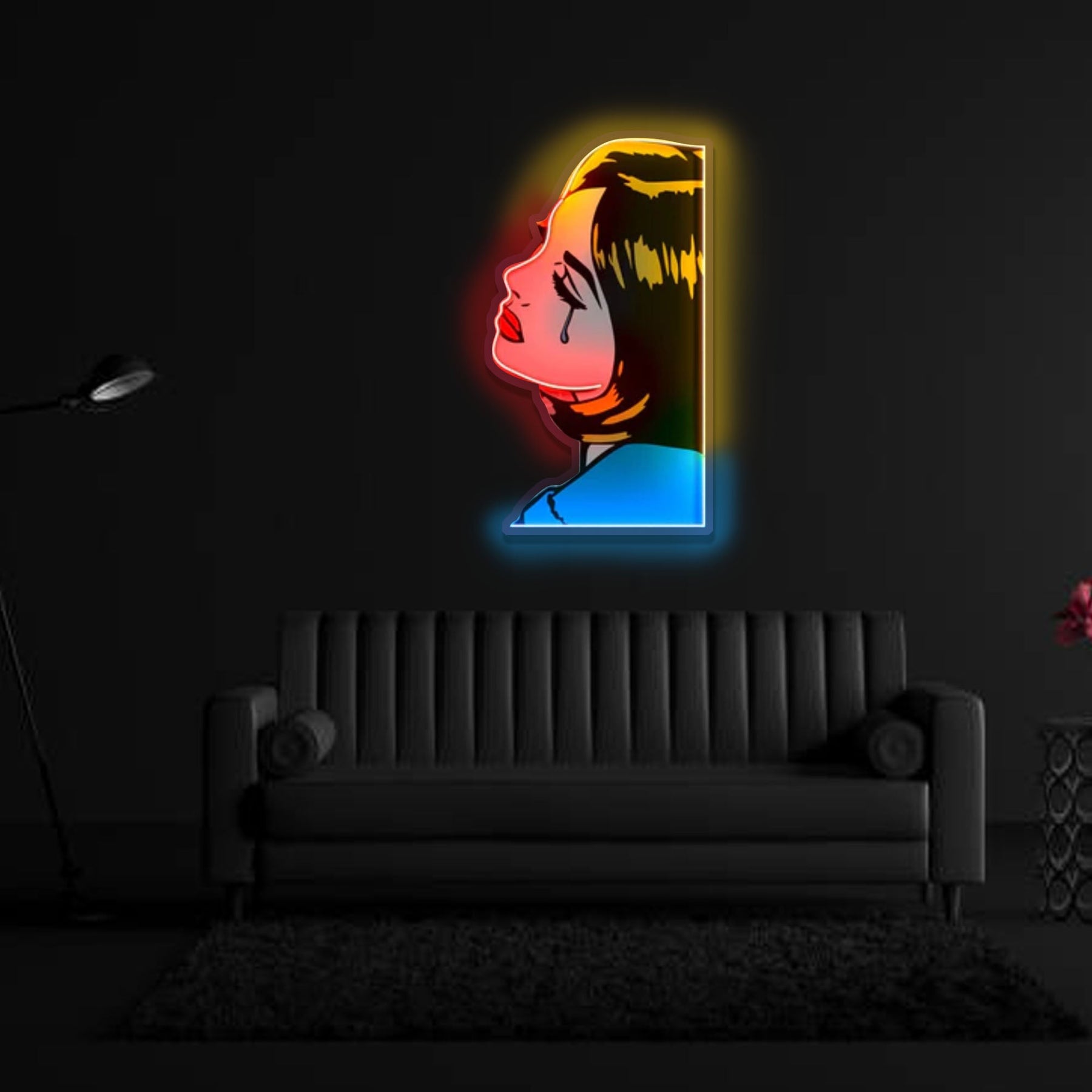 "Life is Tragic" Neon x Acrylic Artwork