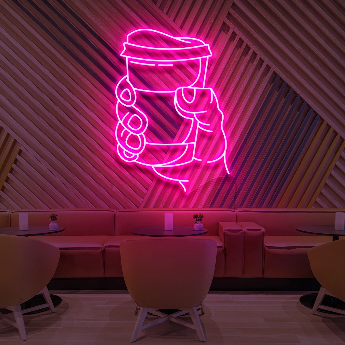 "Cup O' Joe" Neon Sign for Cafés