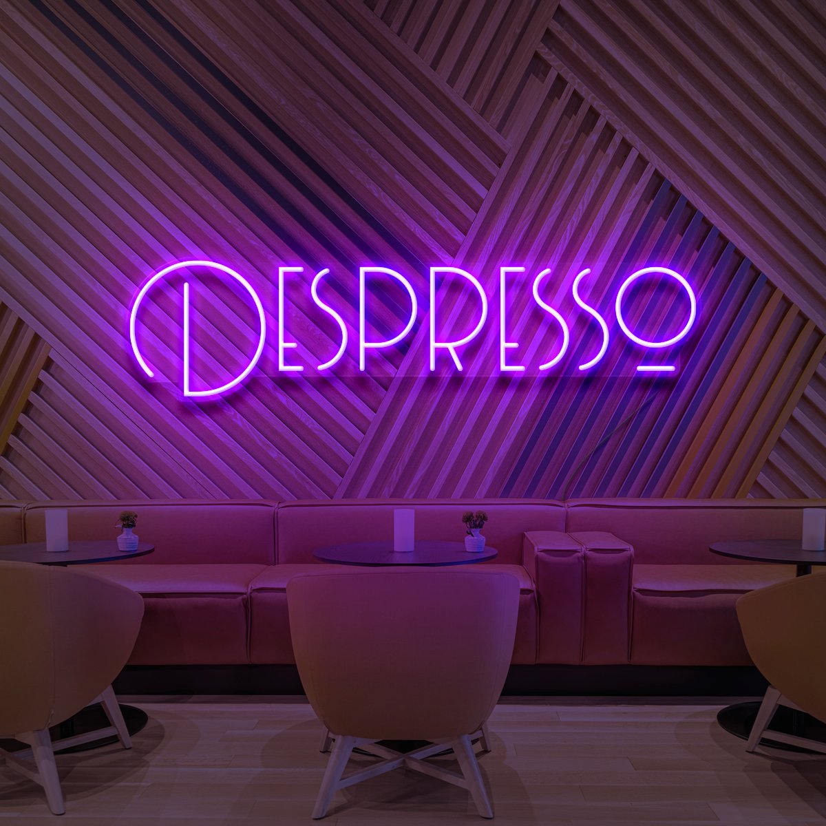 "Despresso" Neon Sign for Cafés