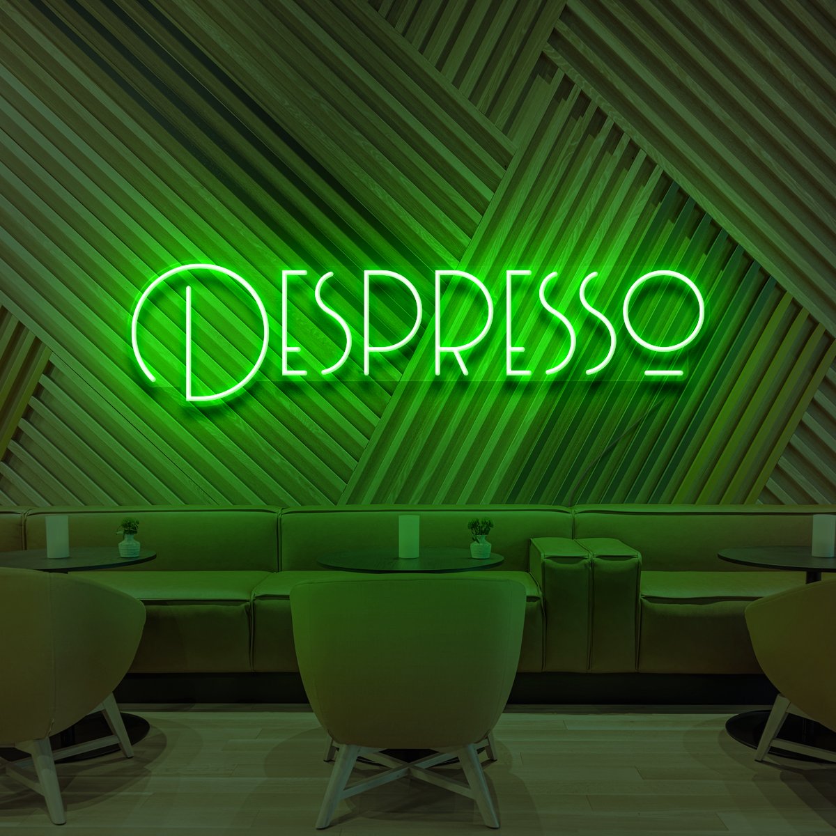 "Despresso" Neon Sign for Cafés