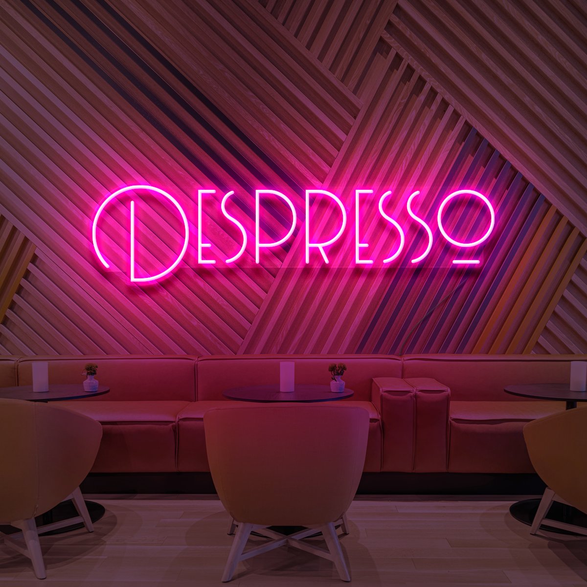 "Despresso" Neon Sign for Cafés