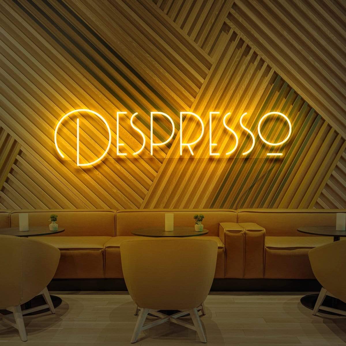 "Despresso" Neon Sign for Cafés