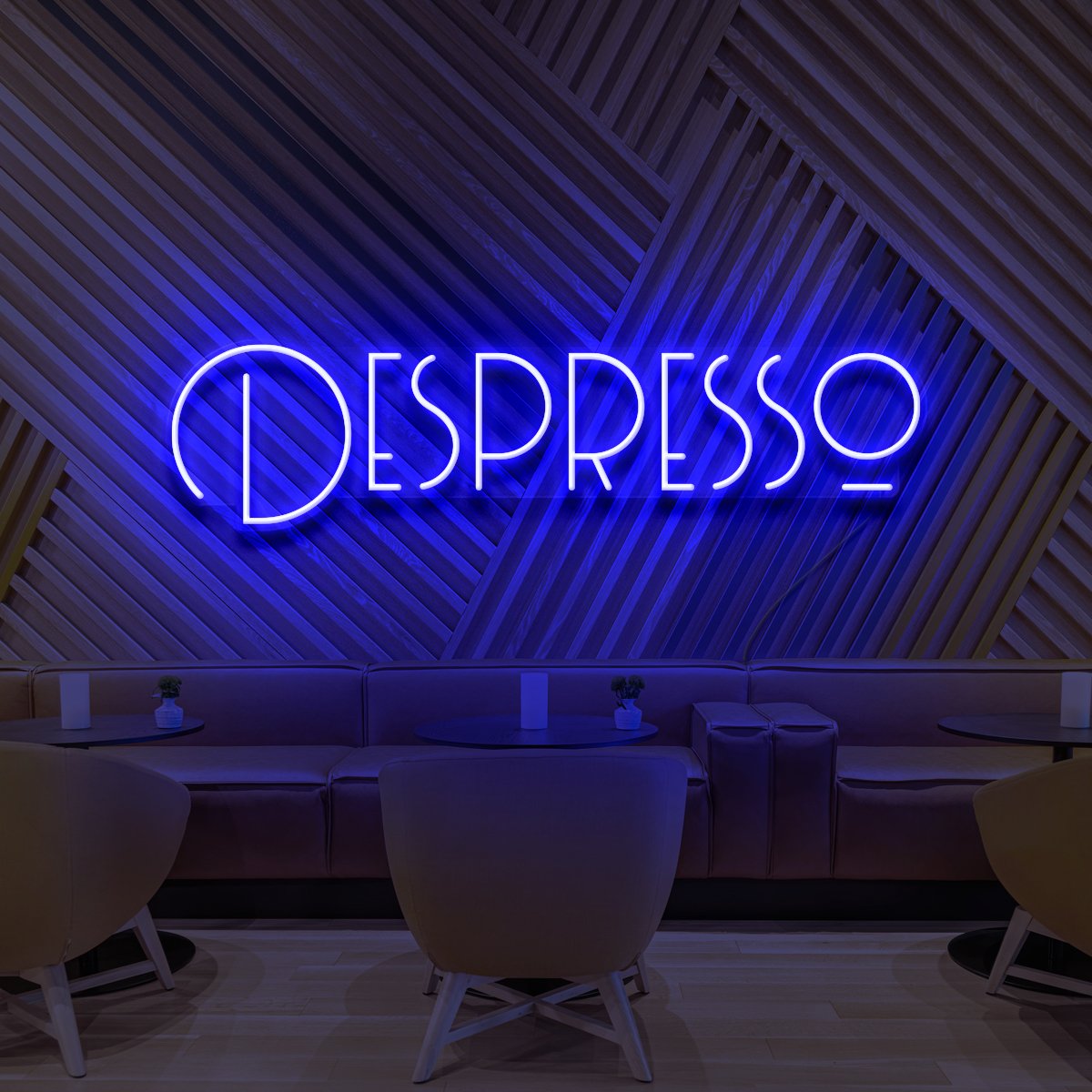"Despresso" Neon Sign for Cafés