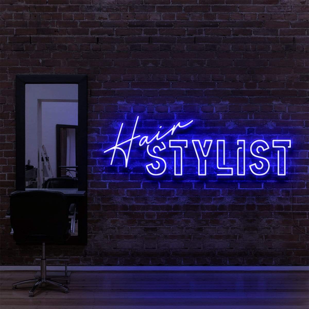 "Hair Stylist" Neon Sign for Hair Salons & Barbershops