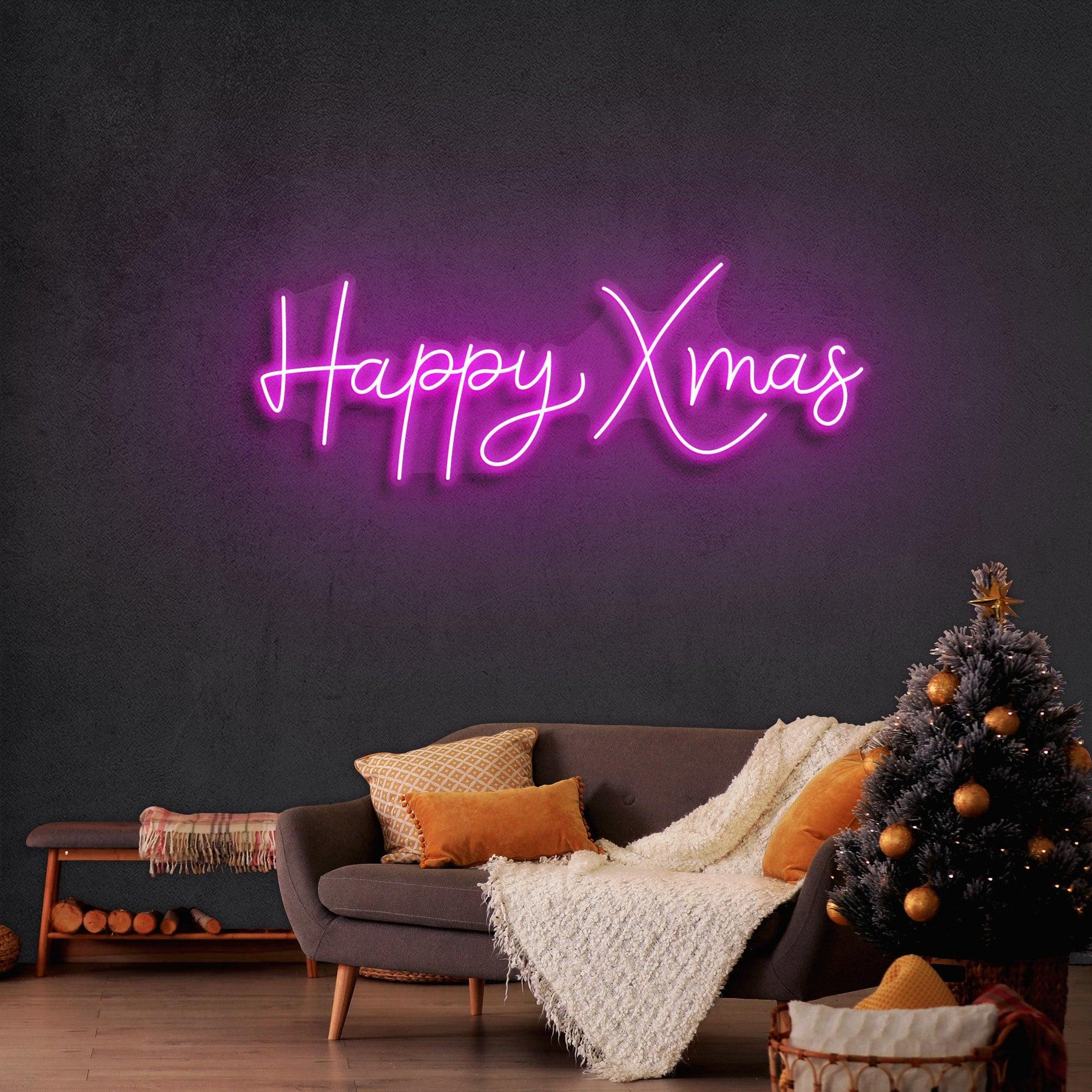 Happy Xmas Neon Sign
