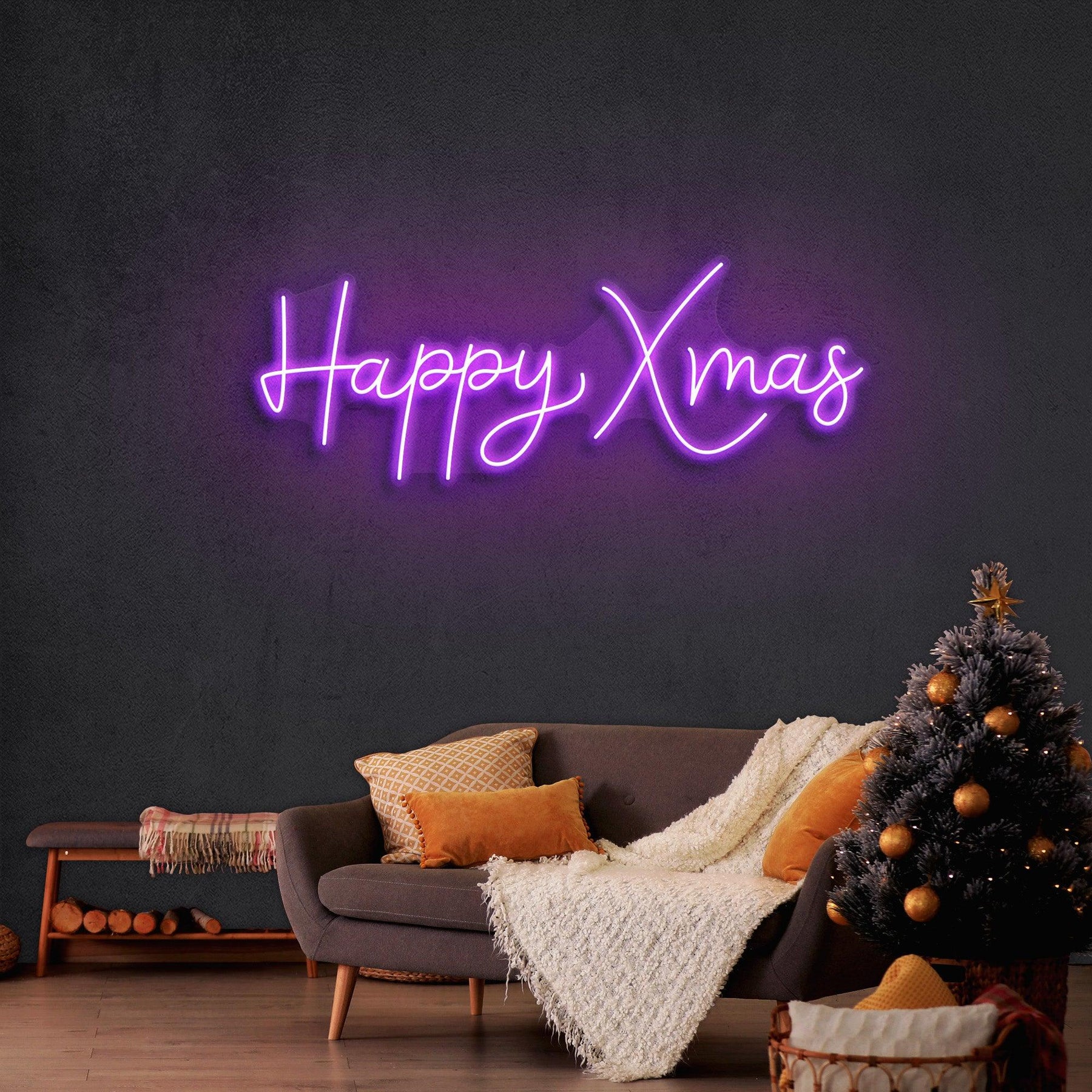 Happy Xmas Neon Sign