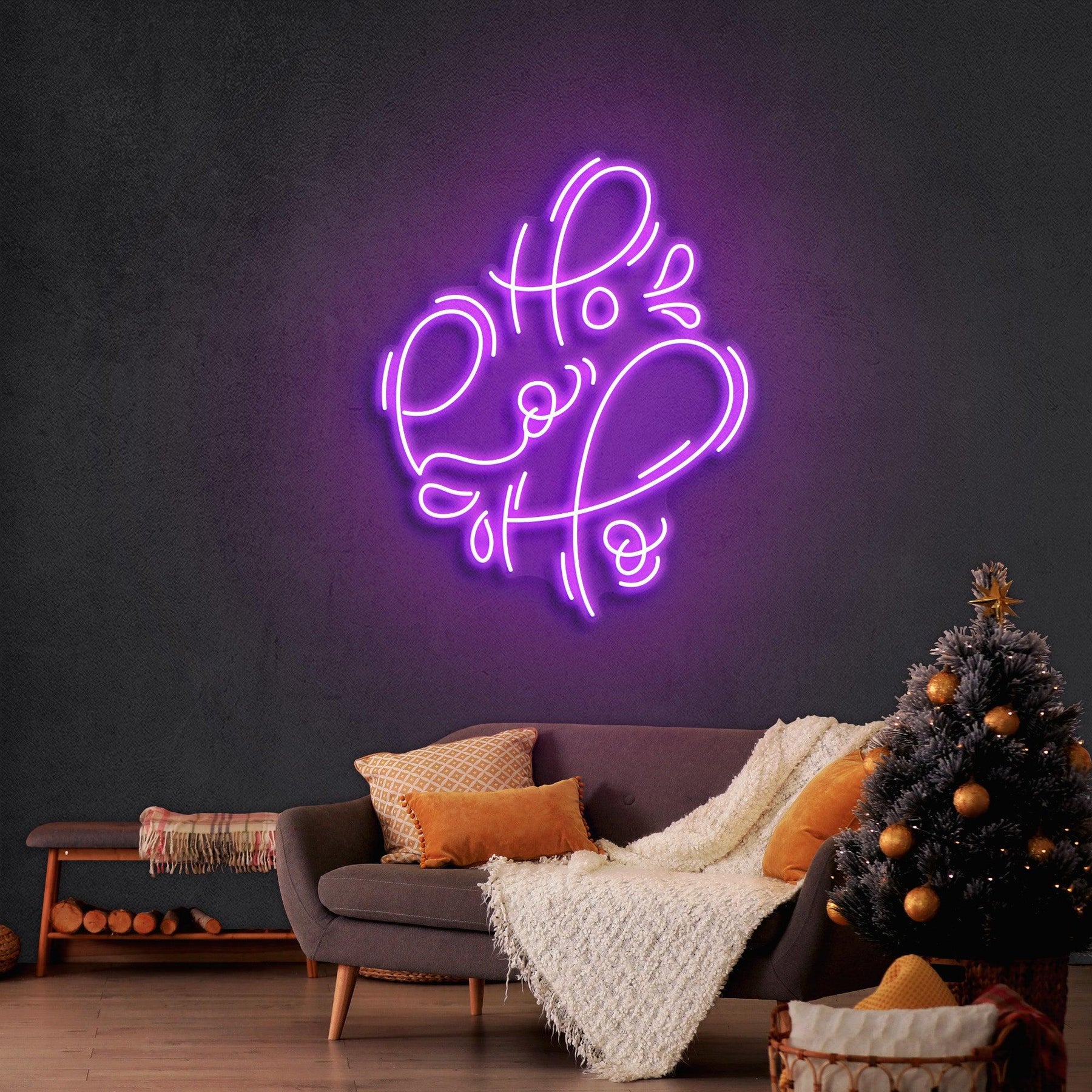 Hohoho Christmas Neon Sign