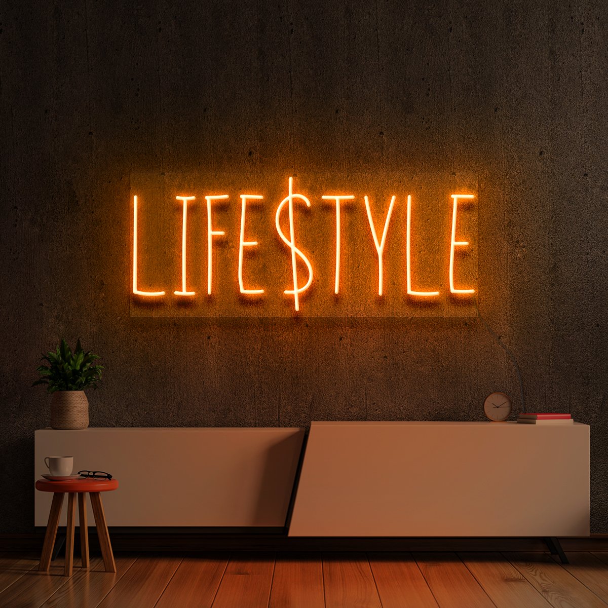 "Lifestyle" Neon Sign