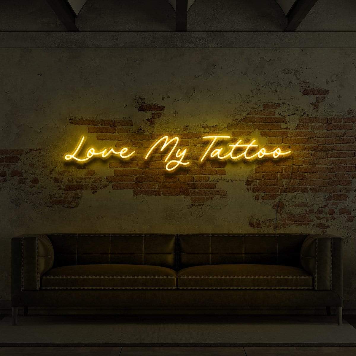 "Love My Tattoo" Neon Sign for Tattoo Parlours