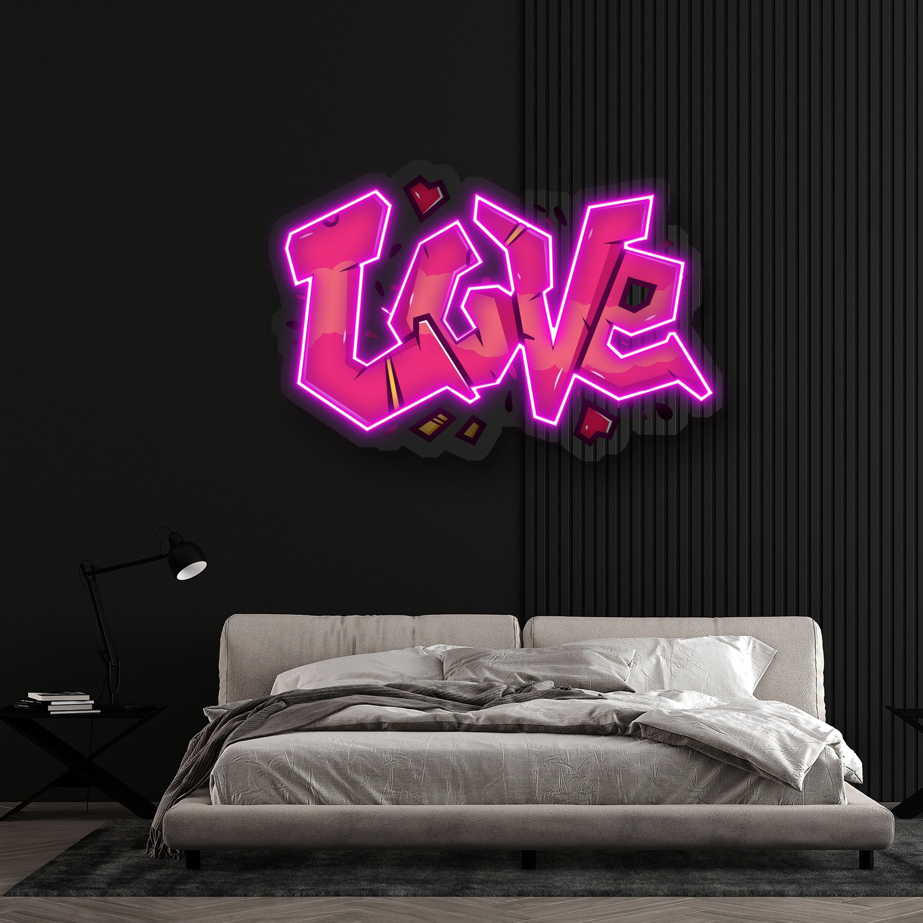 "Love" Neon x Acrylic Artwork