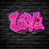 "Love" Neon x Acrylic Artwork