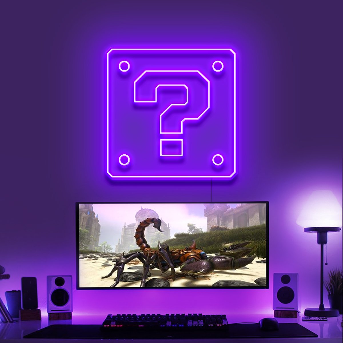 "Mystery Box" Gaming Neon Sign