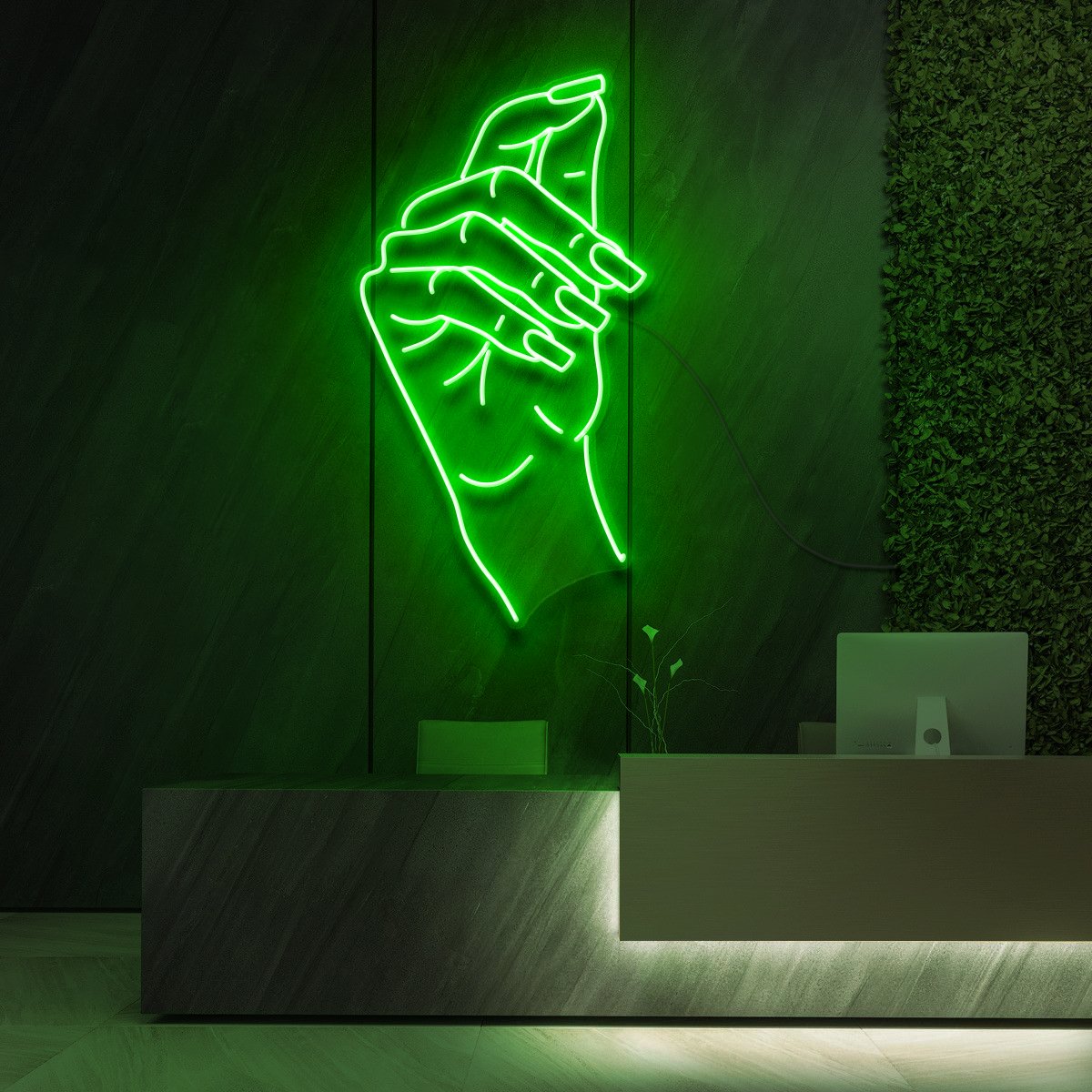 "Nails Did" Neon Sign for Beauty & Cosmetic Studios