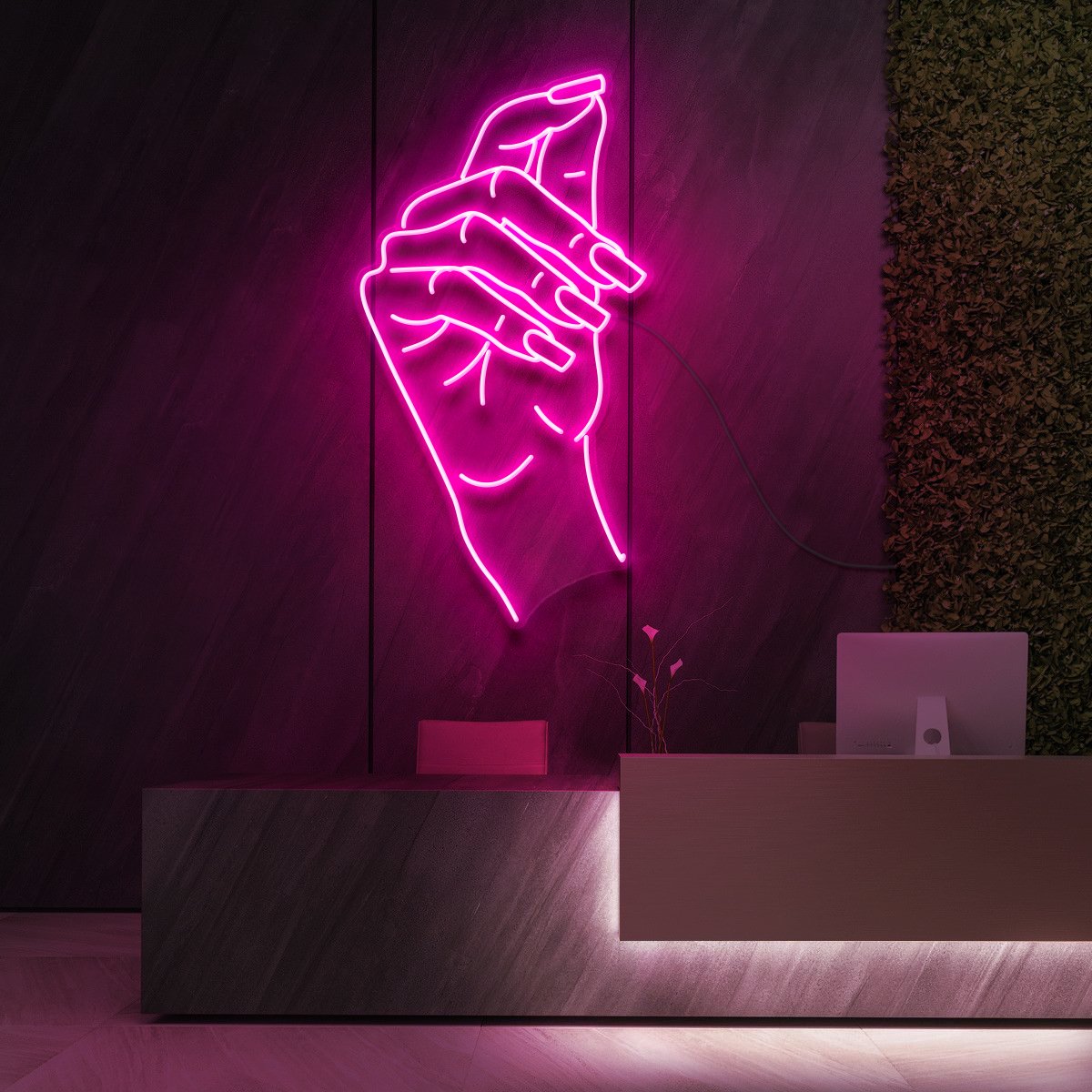 "Nails Did" Neon Sign for Beauty & Cosmetic Studios