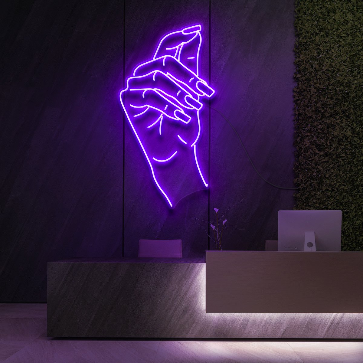"Nails Did" Neon Sign for Beauty & Cosmetic Studios