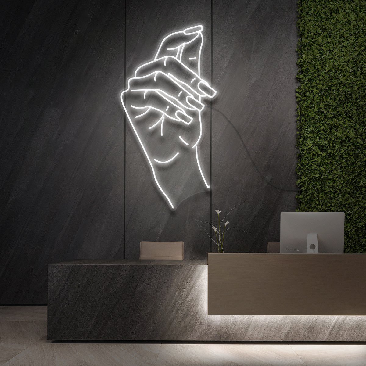 "Nails Did" Neon Sign for Beauty & Cosmetic Studios