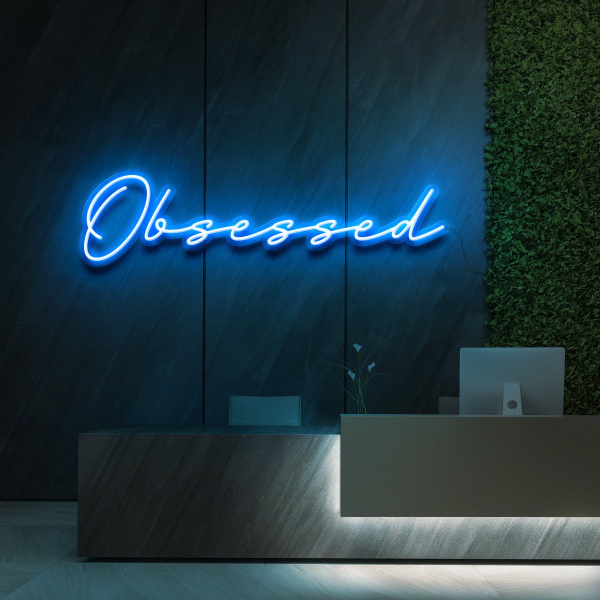 "Obsessed" Neon Sign for Beauty & Cosmetic Studios