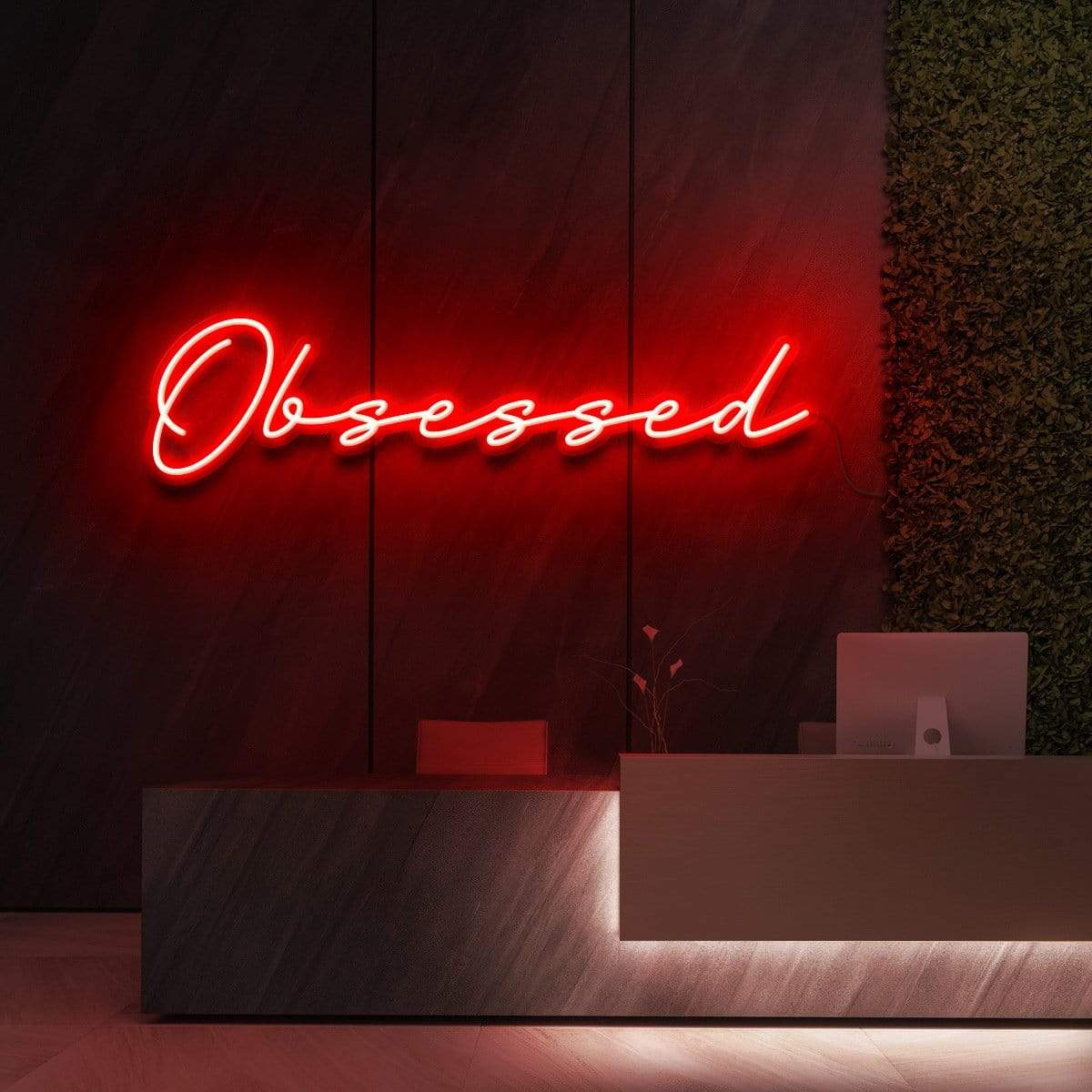 "Obsessed" Neon Sign for Beauty & Cosmetic Studios