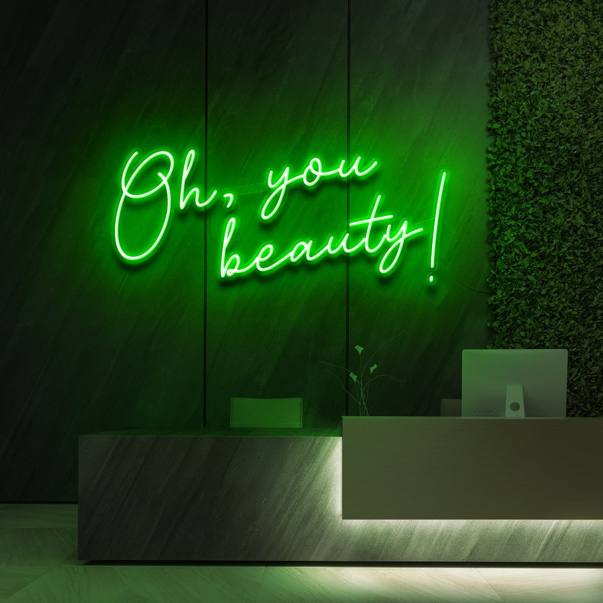 "Oh, You Beauty!" Neon Sign for Beauty & Cosmetic Studios