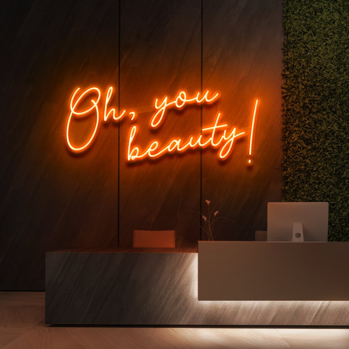 "Oh, You Beauty!" Neon Sign for Beauty & Cosmetic Studios