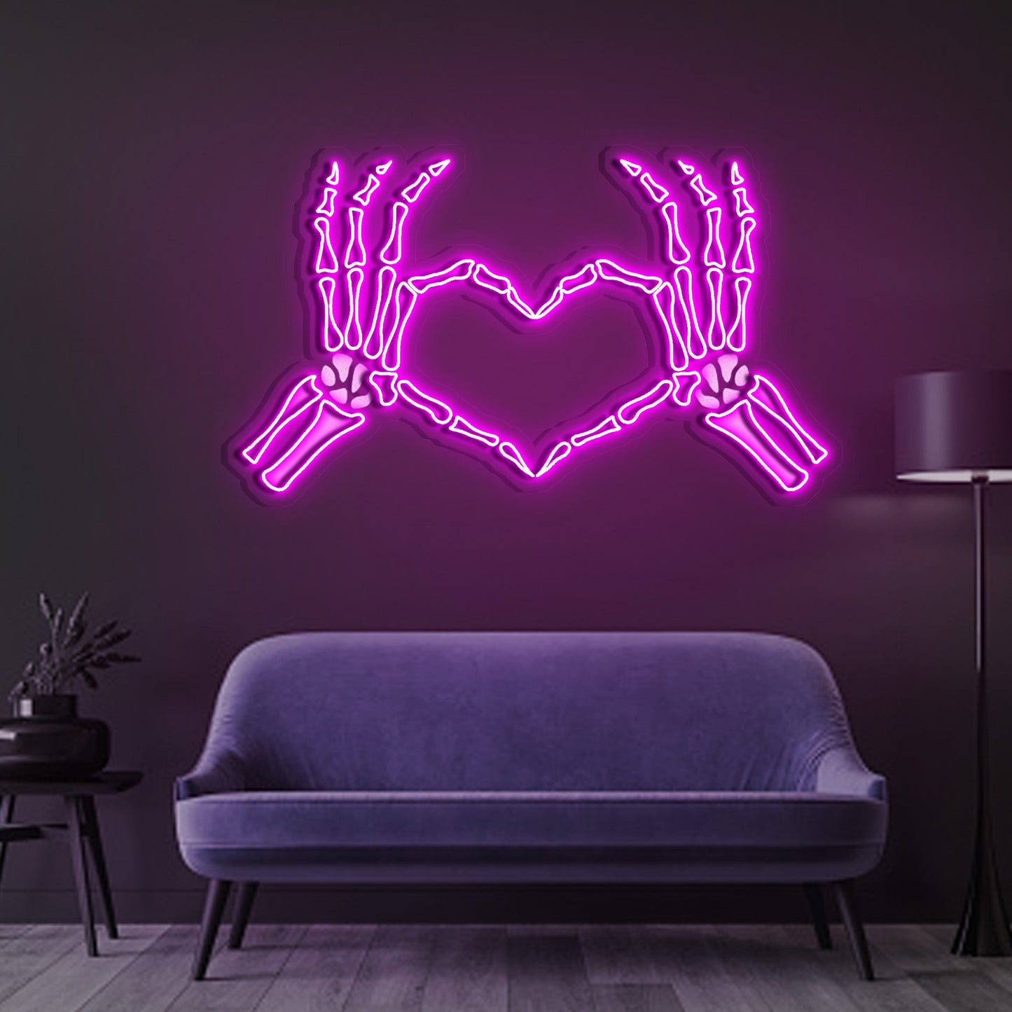 Heart Sign Neon Sign x Acrylic Artwork