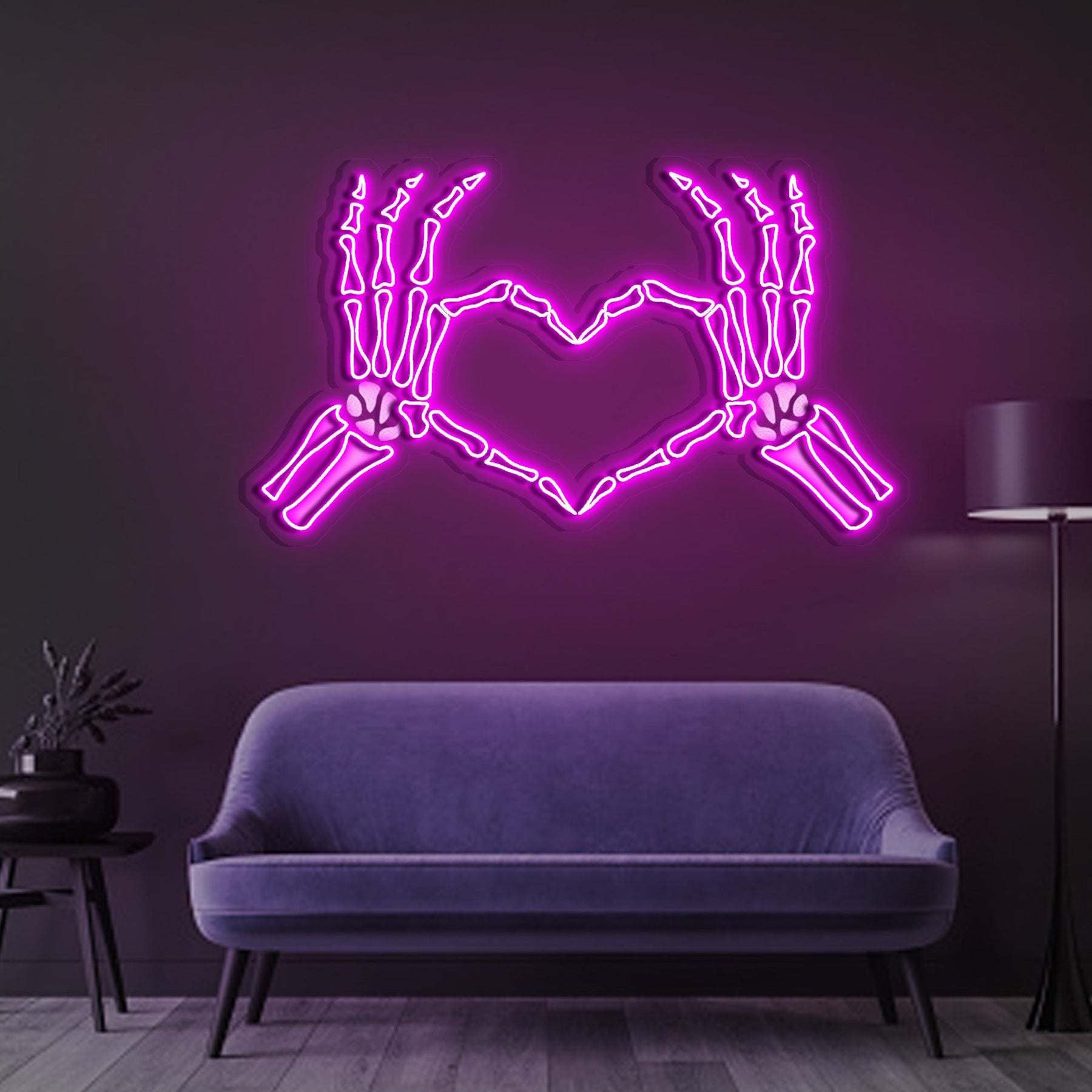 Heart Sign Neon Sign x Acrylic Artwork