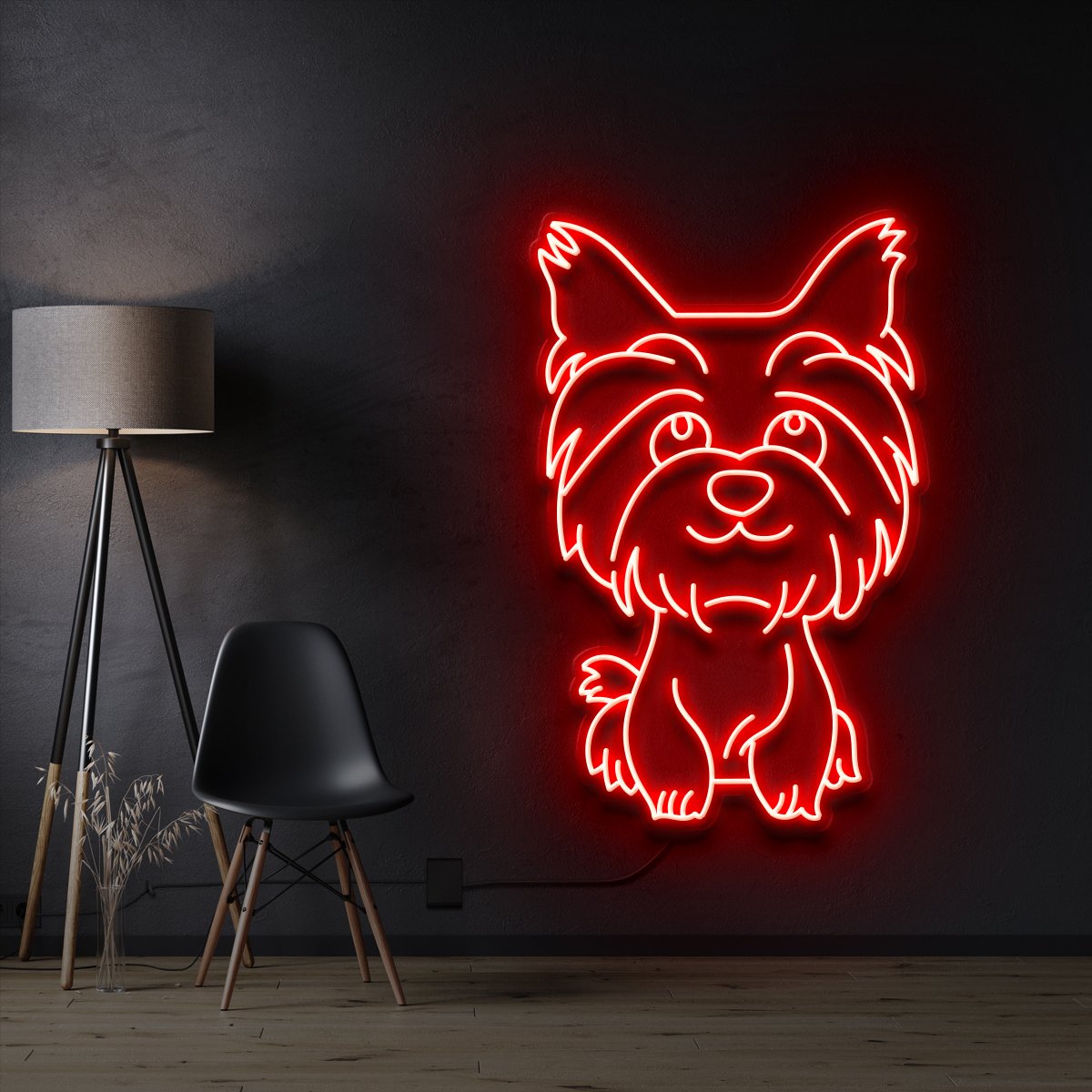 "Yorkshire terrier Puppy" Neon Sign