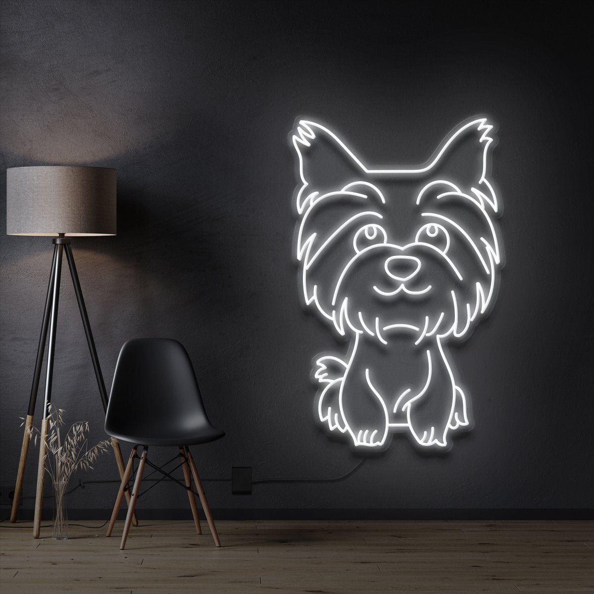 "Yorkshire terrier Puppy" Neon Sign