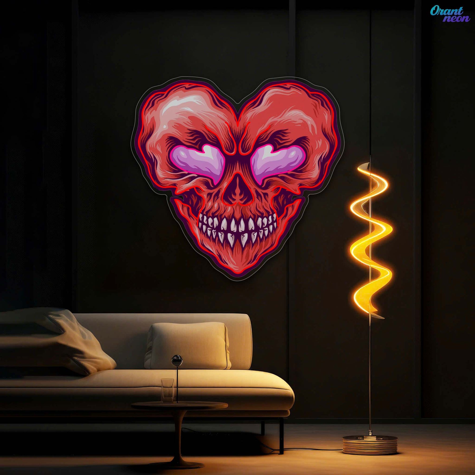 Through Your Eyes, I See Love Best Gift For Valentine Neon Sight Light Artwork