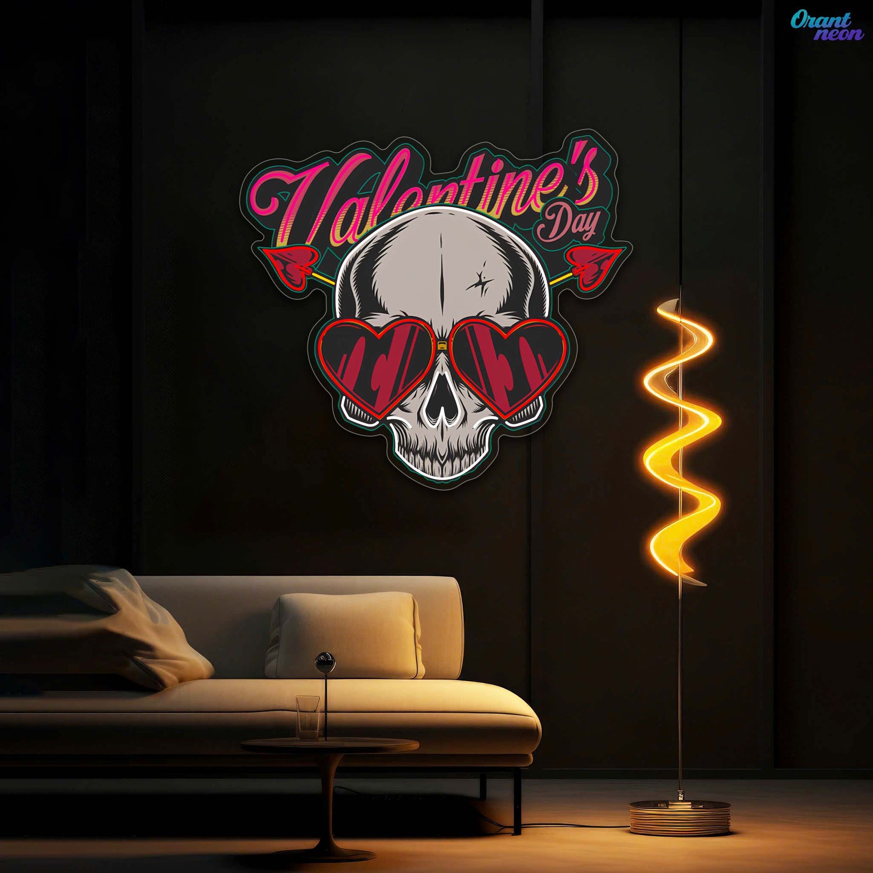 Romance with a Bite Best Gift For Valentine Neon Sight Light Artwork