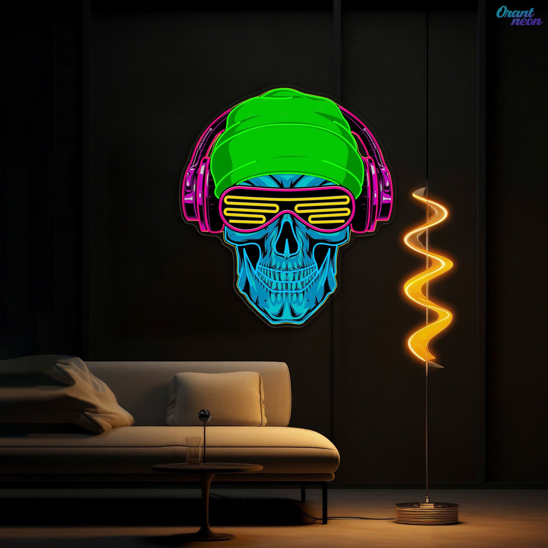 Headbanger's Glow Neon Sign Light Artwork