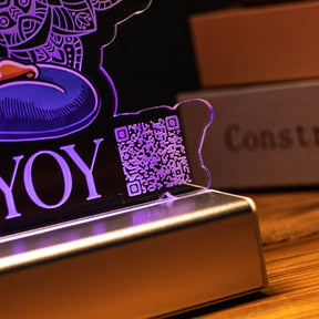 Personalized Yoga Night Light For Yoga Studio SGTN023
