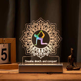 Lotus Flower Mandala Personalized Night Light SGTN027