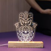 Hasma Hands Religious Indian cultural LED Night Light gifts SGTN029
