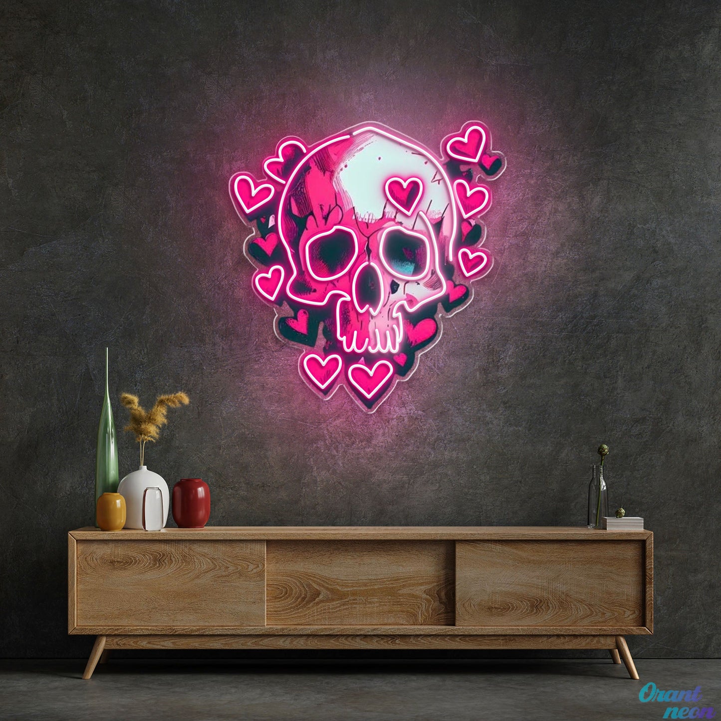 "Love That Never Dies" Best Gift For Valentine Neon Sight Light Artwork