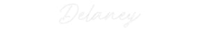 Custom Neon: Delaney