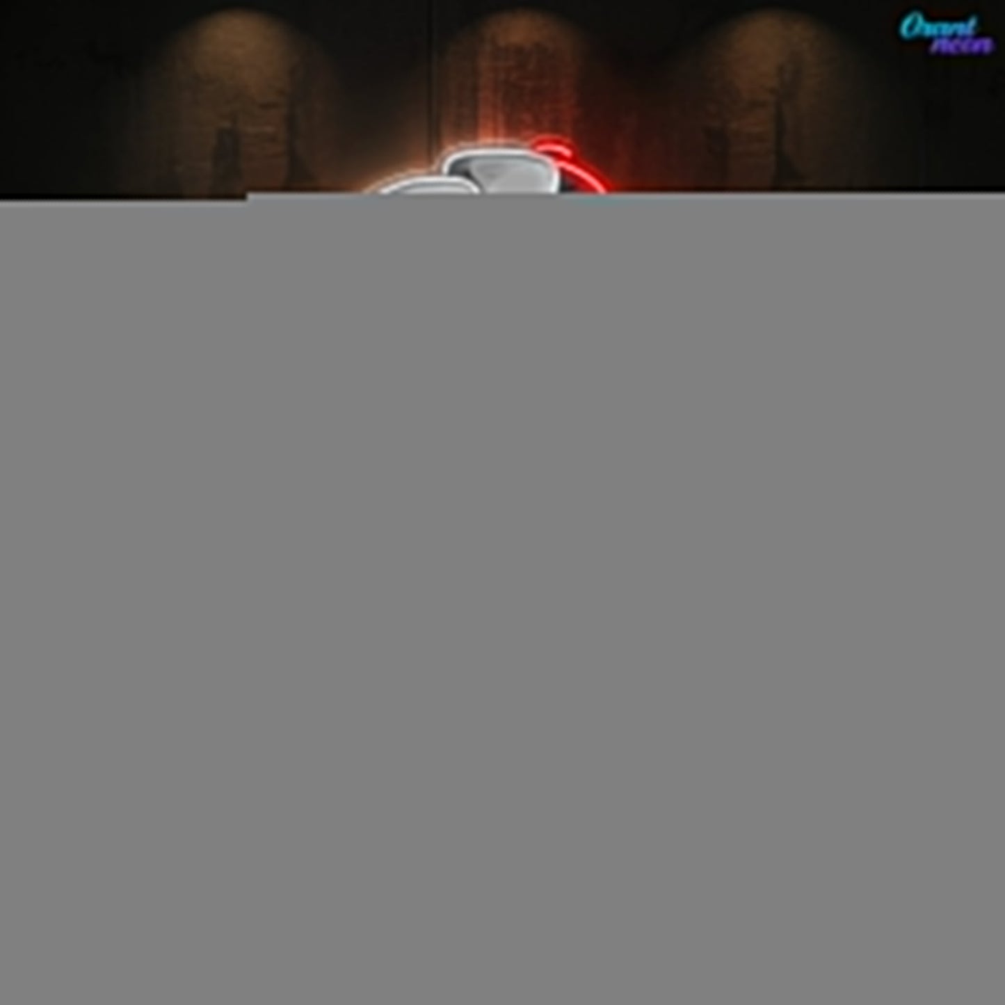 Head of the Dead: Neon Skull with Hat Neon Sign Light Artwork