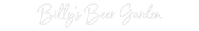 Custom Neon: Billy's Beer ...
