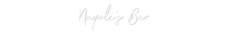 Custom Neon: Napoli’s Bar