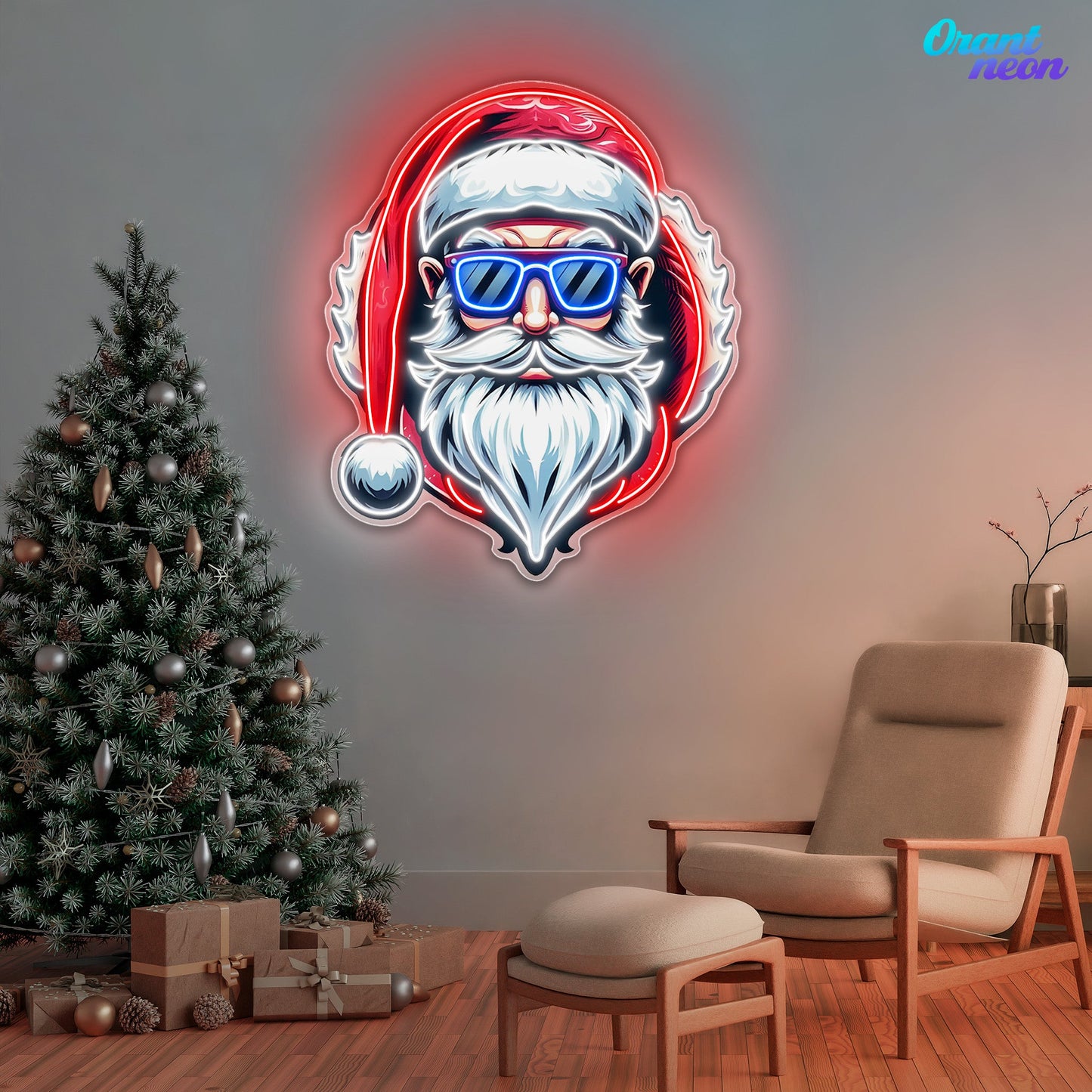 Santa Got Style Neon Sign Light Artwork