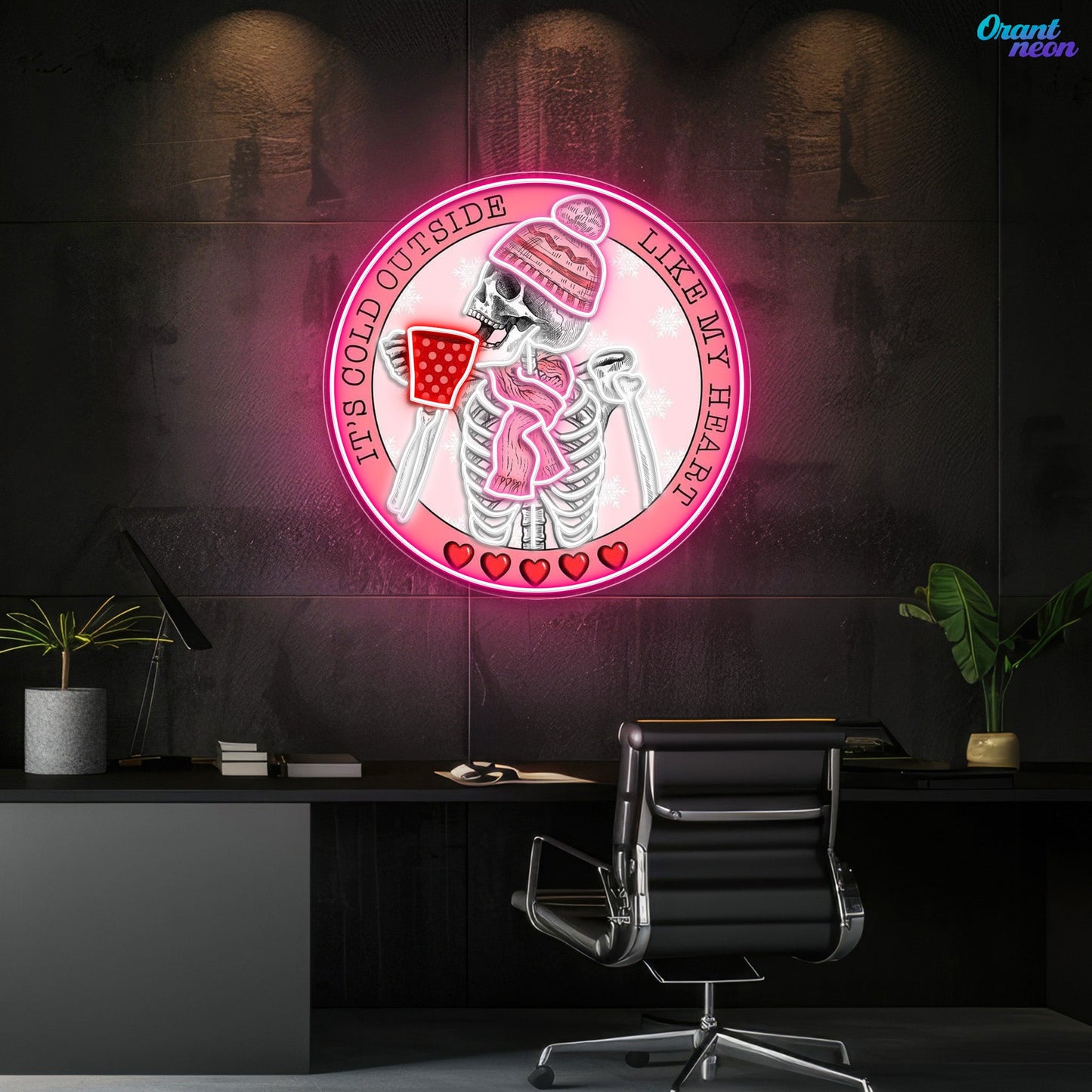 Pouring Love, One Cup at a Time Best Gift For Valentine Neon Sight Light Artwork