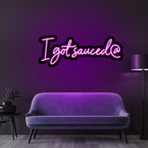 Custom Name Sign Igotsauced@