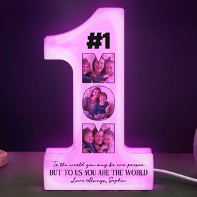 You Are The World - Personalized Photo Light Box