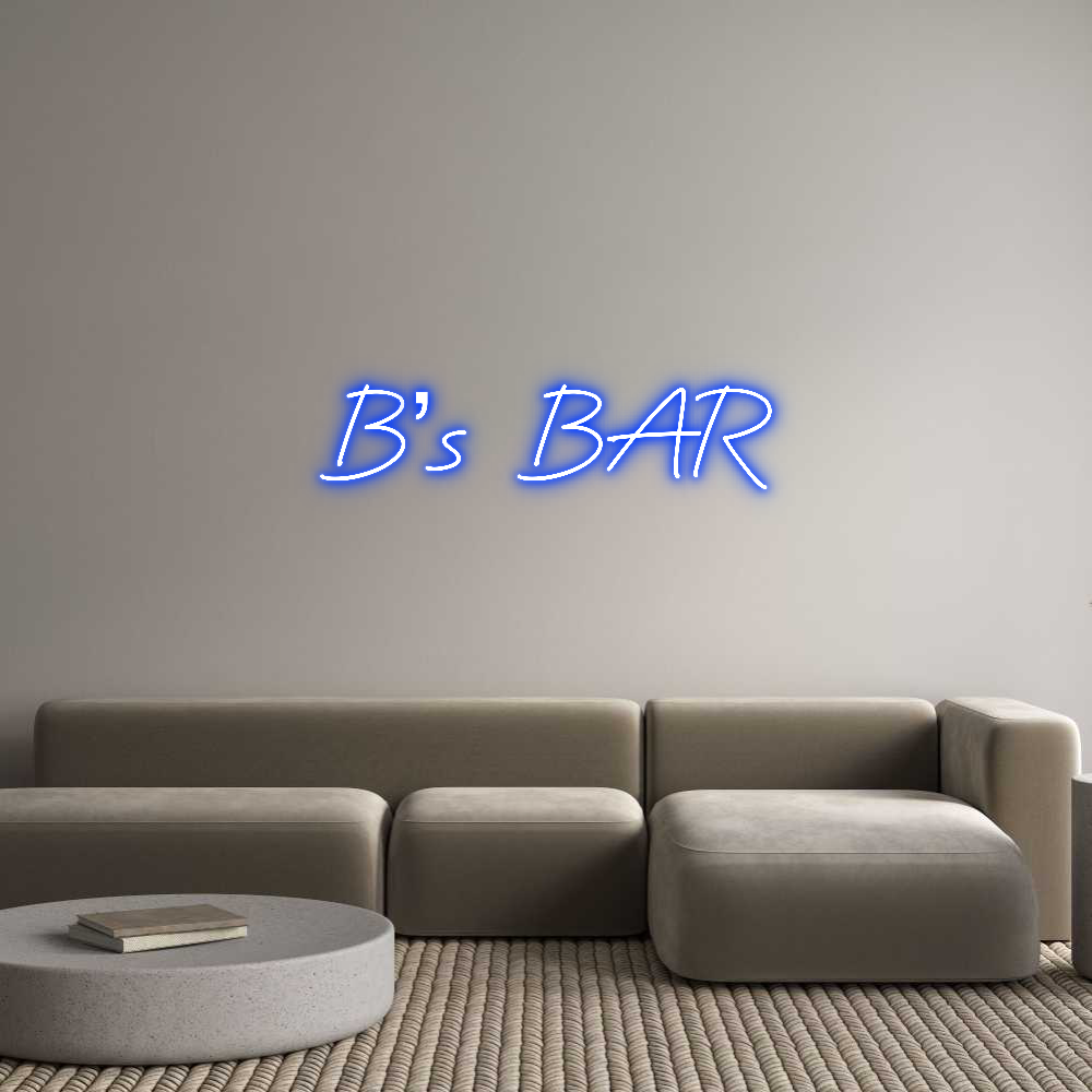 Custom Neon: B’s  BAR